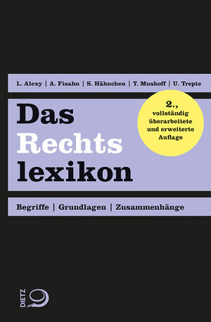 Buchcover Das Rechtslexikon, 2. Auflage | Lennart Alexy | EAN 9783801206314 | ISBN 3-8012-0631-9 | ISBN 978-3-8012-0631-4