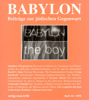 Buchcover Babylon / Babylon 18  | EAN 9783801503307 | ISBN 3-8015-0330-5 | ISBN 978-3-8015-0330-7