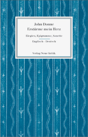 Buchcover Erstürme mein Herz | John Donne | EAN 9783801503413 | ISBN 3-8015-0341-0 | ISBN 978-3-8015-0341-3
