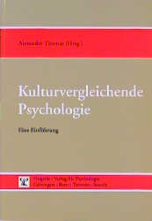 Buchcover Kulturvergleichende Psychologie  | EAN 9783801704087 | ISBN 3-8017-0408-4 | ISBN 978-3-8017-0408-7