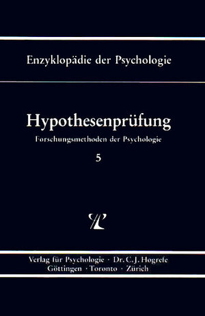 Buchcover Hypothesenprüfung  | EAN 9783801705152 | ISBN 3-8017-0515-3 | ISBN 978-3-8017-0515-2