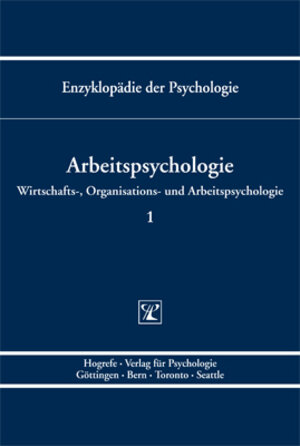 Buchcover Arbeitspsychologie  | EAN 9783801705985 | ISBN 3-8017-0598-6 | ISBN 978-3-8017-0598-5