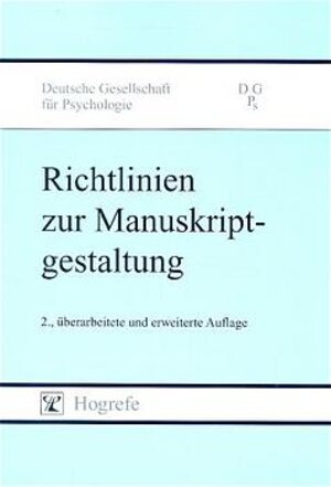 Richtlinien zur Manuskriptgestaltung