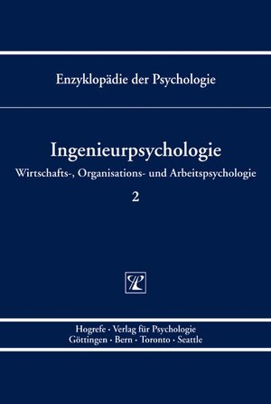 Buchcover Ingenieurpsychologie  | EAN 9783801715083 | ISBN 3-8017-1508-6 | ISBN 978-3-8017-1508-3