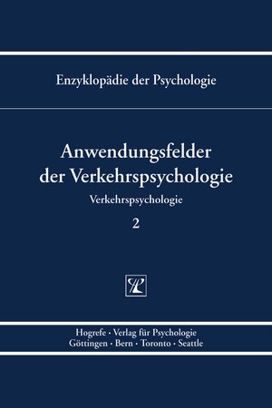 Buchcover Themenbereich D: Praxisgebiete / Verkehrspsychologie  | EAN 9783801715106 | ISBN 3-8017-1510-8 | ISBN 978-3-8017-1510-6