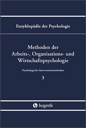 Buchcover Methoden der Arbeits-, Organisations- und Wirtschaftspsychologie  | EAN 9783801715151 | ISBN 3-8017-1515-9 | ISBN 978-3-8017-1515-1