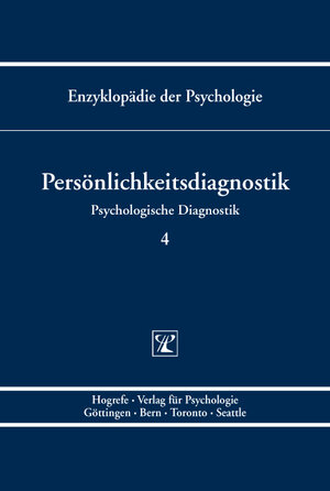 Buchcover Persönlichkeitsdiagnostik  | EAN 9783801715250 | ISBN 3-8017-1525-6 | ISBN 978-3-8017-1525-0