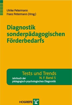 Buchcover Diagnostik sonderpädagogischen Förderbedarfs  | EAN 9783801719432 | ISBN 3-8017-1943-X | ISBN 978-3-8017-1943-2