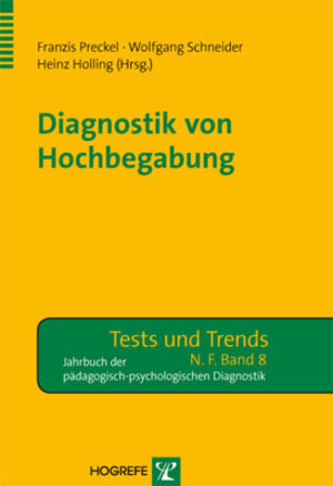 Buchcover Diagnostik von Hochbegabung  | EAN 9783801722814 | ISBN 3-8017-2281-3 | ISBN 978-3-8017-2281-4