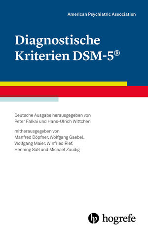 Buchcover Diagnostische Kriterien DSM-5® | American Psychiatric Association | EAN 9783801726003 | ISBN 3-8017-2600-2 | ISBN 978-3-8017-2600-3