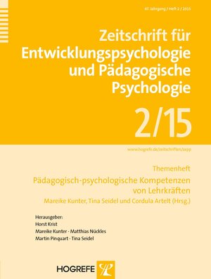 Buchcover Pädagogisch-psychologische Kompetenzen von Lehrkräften  | EAN 9783801726911 | ISBN 3-8017-2691-6 | ISBN 978-3-8017-2691-1