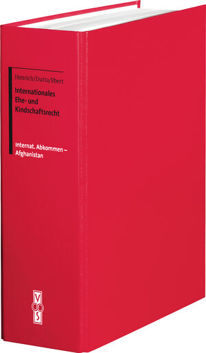 Buchcover Internationales Ehe- und Kindschaftsrecht  | EAN 9783801910006 | ISBN 3-8019-1000-8 | ISBN 978-3-8019-1000-6