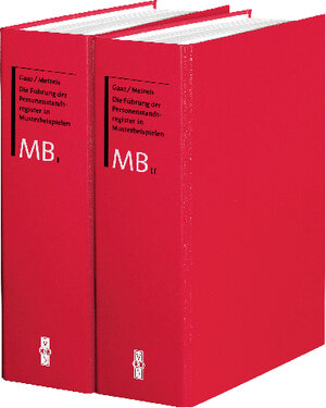 Buchcover Die Führung der Personenstandsregister in Musterbeispielen | Berthold Gaaz | EAN 9783801926007 | ISBN 3-8019-2600-1 | ISBN 978-3-8019-2600-7