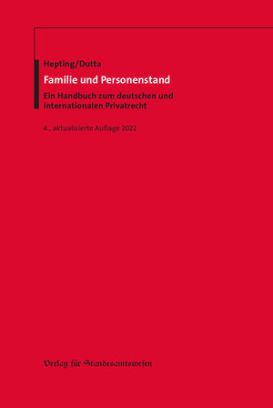 Buchcover Familie und Personenstand | Reinhard Hepting | EAN 9783801957346 | ISBN 3-8019-5734-9 | ISBN 978-3-8019-5734-6