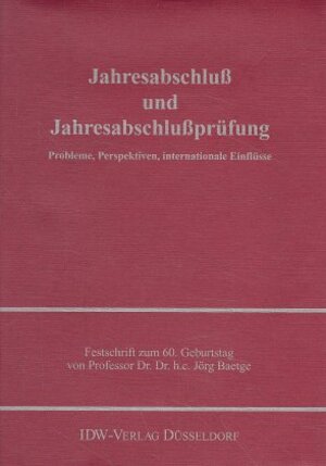 Buchcover Jahresabschluß und Jahresabschlußprüfung  | EAN 9783802107214 | ISBN 3-8021-0721-7 | ISBN 978-3-8021-0721-4