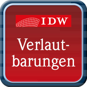 Buchcover IDW Verlautbarungen - Online-Ausgabe  | EAN 9783802125584 | ISBN 3-8021-2558-4 | ISBN 978-3-8021-2558-4