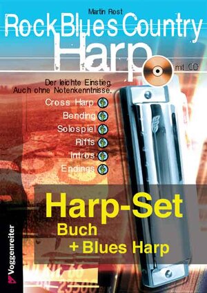 Buchcover Rock Blues Country Harp-SET | Martin Rost | EAN 9783802403378 | ISBN 3-8024-0337-1 | ISBN 978-3-8024-0337-8