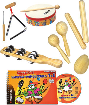 Buchcover Voggy's Kinder-Percussion-Set | Yasmin Abendroth | EAN 9783802405266 | ISBN 3-8024-0526-9 | ISBN 978-3-8024-0526-6