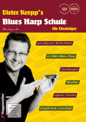 Buchcover Dieter Kropp's Blues Harp Schule | Dieter Kropp | EAN 9783802406591 | ISBN 3-8024-0659-1 | ISBN 978-3-8024-0659-1
