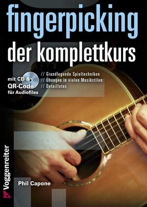 Buchcover FINGERPICKING - DER KOMPLETTKURS | Phil Capone | EAN 9783802408588 | ISBN 3-8024-0858-6 | ISBN 978-3-8024-0858-8