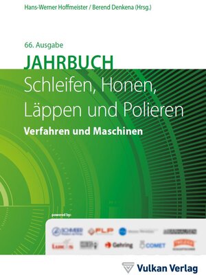 Buchcover Jahrbuch Schleifen, Honen, Läppen und Polieren  | EAN 9783802730030 | ISBN 3-8027-3003-8 | ISBN 978-3-8027-3003-0