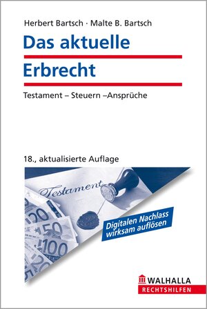 Buchcover Das aktuelle Erbrecht | Herbert Bartsch | EAN 9783802901454 | ISBN 3-8029-0145-2 | ISBN 978-3-8029-0145-4