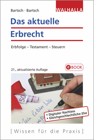 Buchcover Das aktuelle Erbrecht | Malte B. Bartsch | EAN 9783802905421 | ISBN 3-8029-0542-3 | ISBN 978-3-8029-0542-1