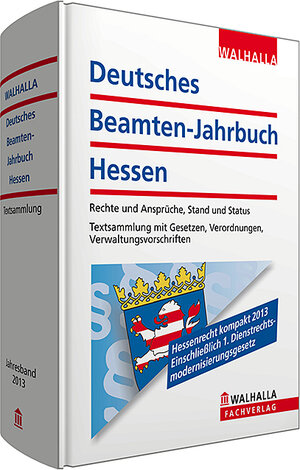 Buchcover Deutsches Beamten-Jahrbuch Hessen Jahresband 2013 | Walhalla Walhalla Fachredaktion | EAN 9783802911484 | ISBN 3-8029-1148-2 | ISBN 978-3-8029-1148-4