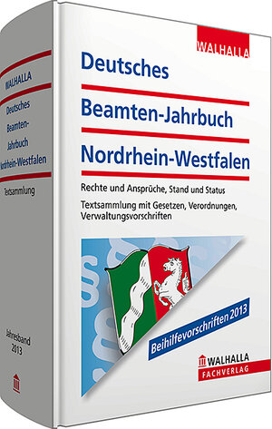 Buchcover Deutsches Beamten-Jahrbuch Nordrhein-Westfalen Taschenausgabe 2013 | Walhalla Walhalla Fachredaktion | EAN 9783802911873 | ISBN 3-8029-1187-3 | ISBN 978-3-8029-1187-3