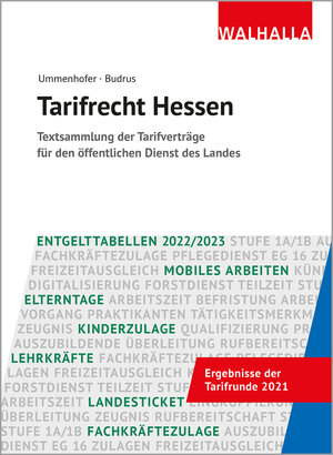 Buchcover Tarifrecht Hessen | Oliver Ummenhofer | EAN 9783802918407 | ISBN 3-8029-1840-1 | ISBN 978-3-8029-1840-7