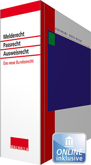 Buchcover Melderecht, Passrecht, Ausweisrecht - MPA  | EAN 9783802922046 | ISBN 3-8029-2204-2 | ISBN 978-3-8029-2204-6