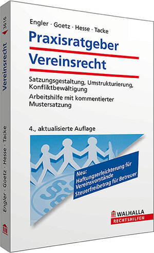 Buchcover Praxisratgeber Vereinsrecht | Ulla Engler | EAN 9783802936166 | ISBN 3-8029-3616-7 | ISBN 978-3-8029-3616-6