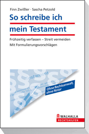 Buchcover So schreibe ich mein Testament | Finn Zwißler | EAN 9783802937637 | ISBN 3-8029-3763-5 | ISBN 978-3-8029-3763-7