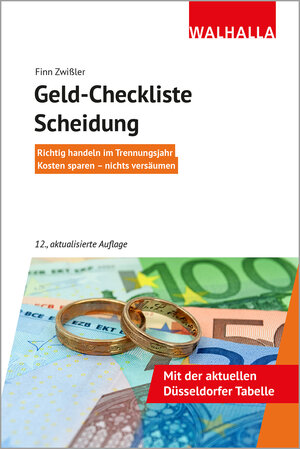 Buchcover Geld-Checkliste Scheidung | Finn Zwißler | EAN 9783802941498 | ISBN 3-8029-4149-7 | ISBN 978-3-8029-4149-8