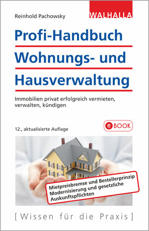 Buchcover Profi-Handbuch Wohnungs- und Hausverwaltung | Reinhold Pachowsky | EAN 9783802950995 | ISBN 3-8029-5099-2 | ISBN 978-3-8029-5099-5