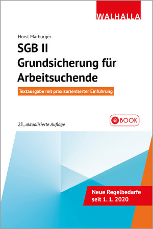 Buchcover SGB II - Grundsicherung für Arbeitsuchende | Horst Marburger | EAN 9783802952111 | ISBN 3-8029-5211-1 | ISBN 978-3-8029-5211-1