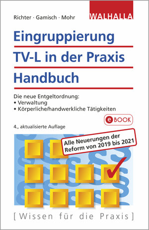 Buchcover Eingruppierung TV-L in der Praxis | Achim Richter | EAN 9783802952166 | ISBN 3-8029-5216-2 | ISBN 978-3-8029-5216-6