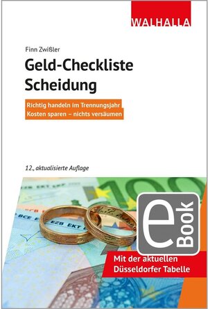 Buchcover Geld-Checkliste Scheidung | Finn Zwißler | EAN 9783802956102 | ISBN 3-8029-5610-9 | ISBN 978-3-8029-5610-2