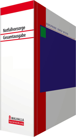 Buchcover Notfallvorsorge - Gesamtausgabe in 11 Bänden  | EAN 9783802967054 | ISBN 3-8029-6705-4 | ISBN 978-3-8029-6705-4