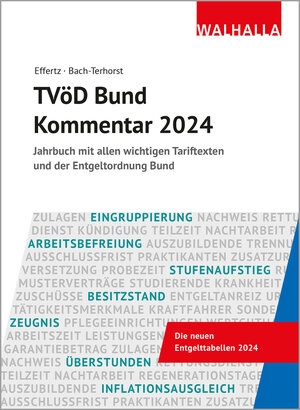 Buchcover TVöD Bund Kommentar 2024 | Jörg Effertz | EAN 9783802979095 | ISBN 3-8029-7909-5 | ISBN 978-3-8029-7909-5