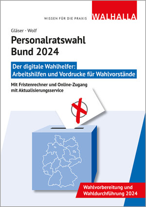 Buchcover CD-ROM Personalratswahl Bund 2024 | Franziskus Gläser | EAN 9783802998300 | ISBN 3-8029-9830-8 | ISBN 978-3-8029-9830-0