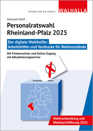 Buchcover CD-ROM Personalratswahl Rheinland-Pfalz 2025 | Helmuth Wolf | EAN 9783802998508 | ISBN 3-8029-9850-2 | ISBN 978-3-8029-9850-8