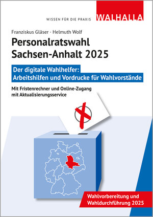 Buchcover CD-ROM Personalratswahl Sachsen-Anhalt 2025 | Helmuth Wolf | EAN 9783802998553 | ISBN 3-8029-9855-3 | ISBN 978-3-8029-9855-3