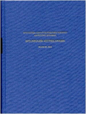 Buchcover Istanbuler Mitteilungen  | EAN 9783803016539 | ISBN 3-8030-1653-3 | ISBN 978-3-8030-1653-9