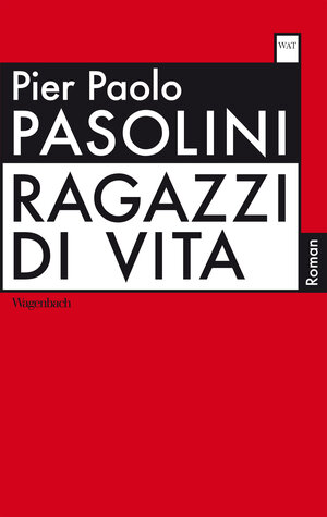 Buchcover Ragazzi di vita | Pier Paolo Pasolini | EAN 9783803126146 | ISBN 3-8031-2614-2 | ISBN 978-3-8031-2614-6