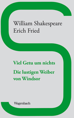 Buchcover Viel Getu um Nichts / Die lustigen Weiber von Windsor | William Shakespeare | EAN 9783803127228 | ISBN 3-8031-2722-X | ISBN 978-3-8031-2722-8