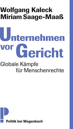 Buchcover Unternehmen vor Gericht | Saage-Maaß Miriam | EAN 9783803127488 | ISBN 3-8031-2748-3 | ISBN 978-3-8031-2748-8