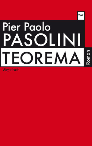 Buchcover Teorema oder Die nackten Füße | Pier Paolo Pasolini | EAN 9783803128478 | ISBN 3-8031-2847-1 | ISBN 978-3-8031-2847-8