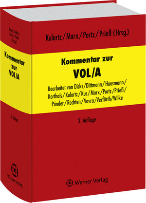 Buchcover Kommentar zur VOL/A  | EAN 9783804122963 | ISBN 3-8041-2296-5 | ISBN 978-3-8041-2296-3