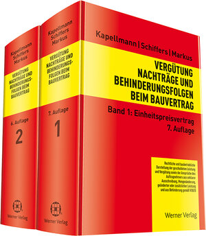 Buchcover Vergütung, Nachträge und Behinderungsfolgen beim Bauvertrag | Klaus D. Kapellmann | EAN 9783804151413 | ISBN 3-8041-5141-8 | ISBN 978-3-8041-5141-3
